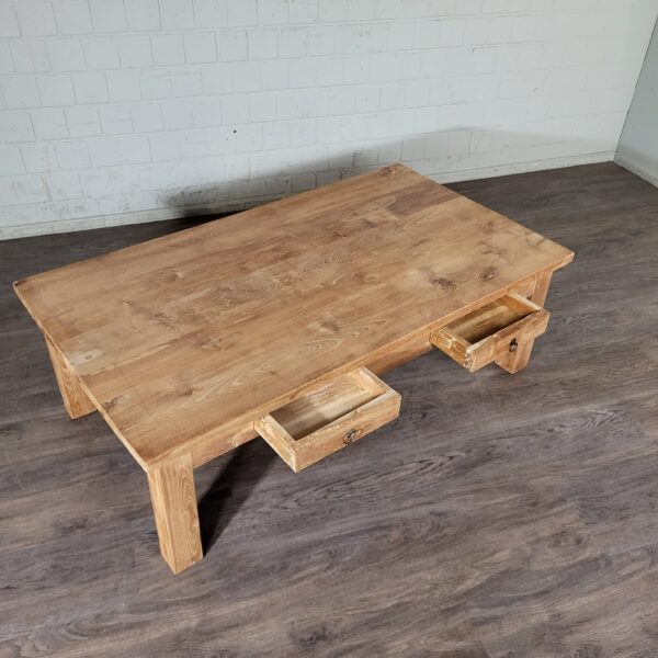 Couchtisch Wohnzimmertisch Teakholz 1,40 m x 0,80 m – Bild 5