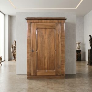 Schrank Kleiderschrank Biedermeier 1840 Nussbaum
