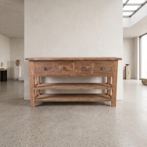 Wandtisch Sideboard Teakholz 1,60 m