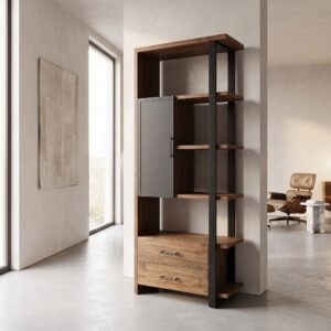 Regal Bücherregal Teakholz 0,90 m