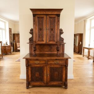 Buffetschrank Schrank Gründerzeit 1880 Nussbaum