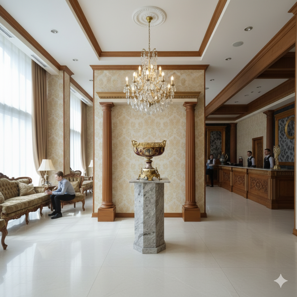 Vase Schale Porzellan Bronze Ø 0,64 m – Bild 2