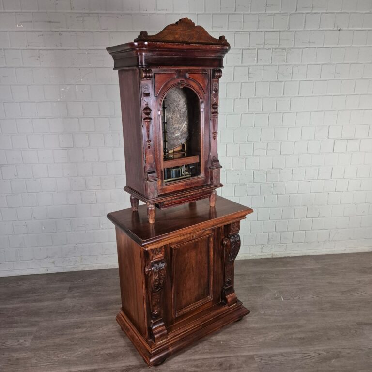 Spieluhr Symphonion Gründerzeit 1880 Nussbaum – Bild 4