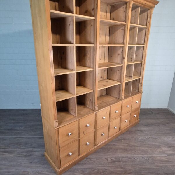 Apothekerschrank Schrank 2,10 m Kiefer – Bild 3