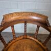 Schreibtischstuhl Stuhl Biedermeier 1850 Nussbaum – Bild 6