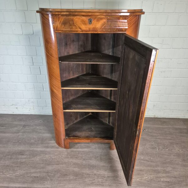 Eckschrank Biedermeier 1810 Mahagoni – Bild 6