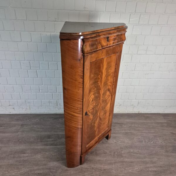 Eckschrank Biedermeier 1810 Mahagoni – Bild 2