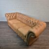 Chesterfield Sofa Couch Leder Camel 2,45 m – Bild 3