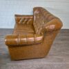 Chesterfield Sofa Couch Leder Cognac 1,53 m – Bild 4