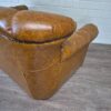 Chesterfield Sofa Couch Leder Cognac 1,53 m – Bild 9