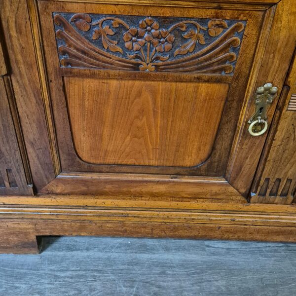 Buffetschrank Schrank Jugendstil 1900 Nussbaum – Bild 17