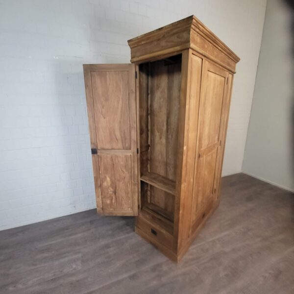 Schrank Kleiderschrank Teakholz 1,35 m – Bild 9