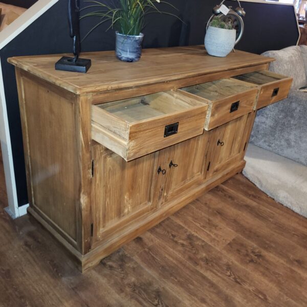 Sideboard Anrichte Teakholz 1,60 m – Bild 6