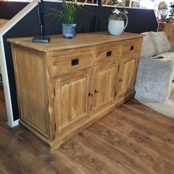 Sideboard Anrichte Teakholz 1,60 m – Bild 3