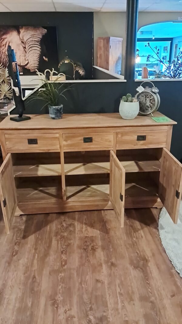 Sideboard Anrichte Teakholz 1,60 m – Bild 5