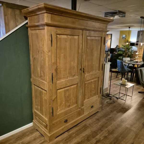 Schrank Kleiderschrank Teakholz 1,58 m