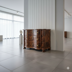 Barockkommode Kommode Barock 1780 Nussbaum