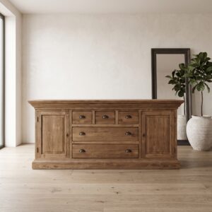 Sideboard Anrichte Teakholz 2,40 m