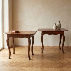 Wandtische Beistelltische Tisch-Set Biedermeier 1830 Esche