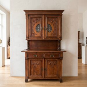 Buffetschrank Schrank Jugendstil 1900 Nussbaum