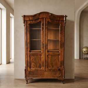 Vitrine Bücherschrank Louis Philippe 1860 Mahagoni