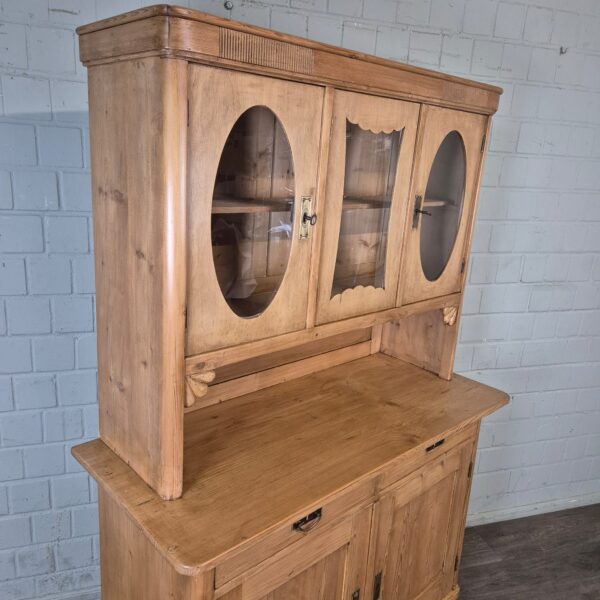 Buffetschrank Schrank Jugendstil 1910 Kiefer – Bild 8