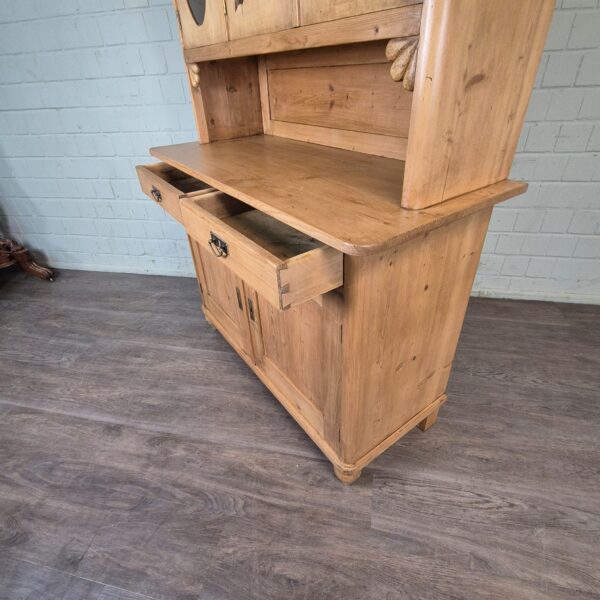 Buffetschrank Schrank Jugendstil 1910 Kiefer – Bild 12