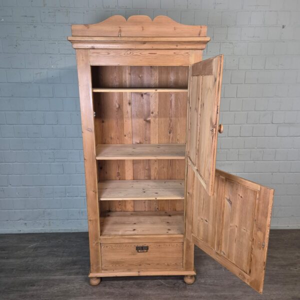 Schrank Kleiderschrank Jugendstil 1910 Kiefer – Bild 9