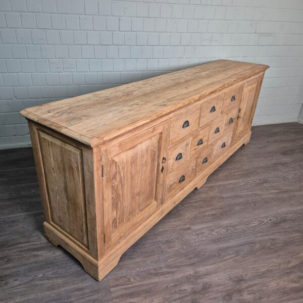 Sideboard Anrichte Teakholz 2,57 m