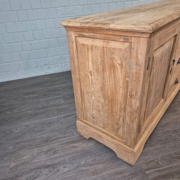 Sideboard Anrichte Teakholz 2,57 m – Bild 5