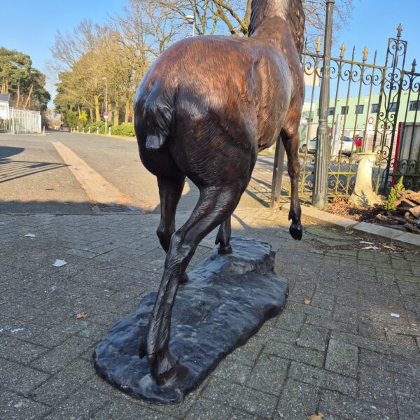 Skulptur Dekoration Hirsch Bronze 2,13 m – Bild 13