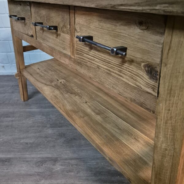 Wandtisch Sideboard Teakholz 1,40 m – Bild 5