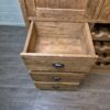 Weinschrank Weinregal Teakholz 1,13 m – Bild 15