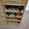 Weinschrank Weinregal Teakholz 1,13 m – Bild 6