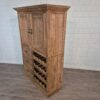 Weinschrank Weinregal Teakholz 1,13 m – Bild 3