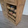 Weinschrank Weinregal Teakholz 1,13 m – Bild 8