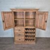 Weinschrank Weinregal Teakholz 1,13 m – Bild 11