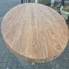 Tisch Esstisch Oval Massivholz 2,62 m x 1,21 m – Bild 4