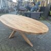 Tisch Esstisch Oval Massivholz 2,62 m x 1,21 m – Bild 2