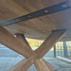 Tisch Esstisch Oval Massivholz 2,62 m x 1,21 m – Bild 8