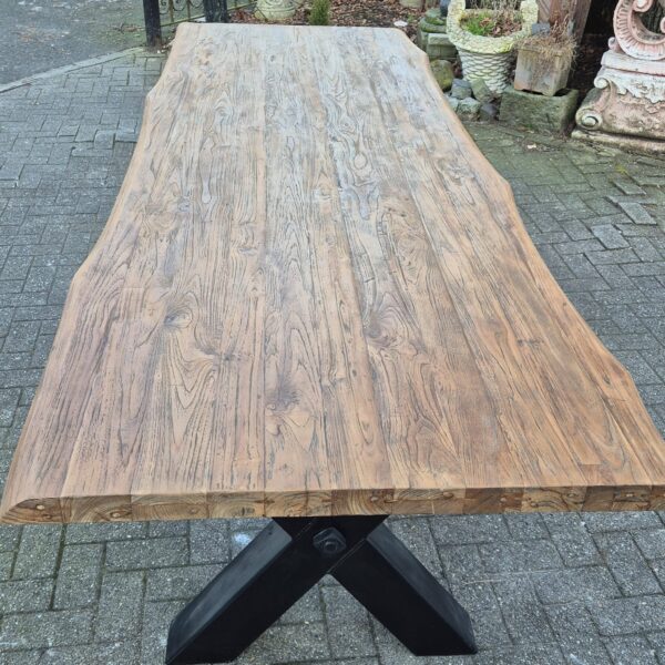 Esstisch Tisch Baumstamm Teakholz 3,00 m x 1,04 m – Bild 6