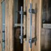 Weinschrank Weinregal Vitrine Teakholz 1,35 m – Bild 10