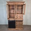 Weinschrank Weinregal Vitrine Teakholz 1,35 m – Bild 12