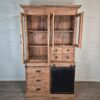 Weinschrank Weinregal Vitrine Teakholz 1,35 m – Bild 11