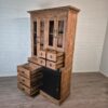 Weinschrank Weinregal Vitrine Teakholz 1,35 m – Bild 14