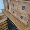 Weinschrank Weinregal Vitrine Teakholz 1,35 m – Bild 16