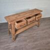 Wandtisch Sideboard Teakholz 1,40 m – Bild 9