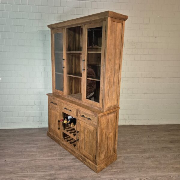 Weinschrank Weinregal Teakholz 1,50 m – Bild 3