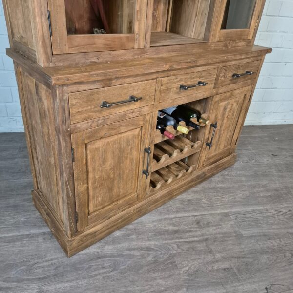 Weinschrank Weinregal Teakholz 1,50 m – Bild 4