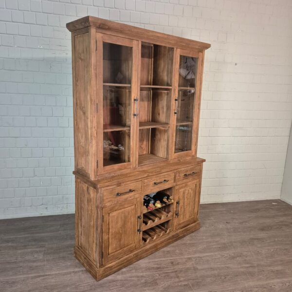 Weinschrank Weinregal Teakholz 1,50 m